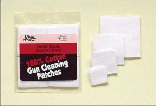 Kleen-Bore P202 Super Shooter Cleaning Patches 28-35 Cal 1 3/4" Square Cotton 75 Per Bag